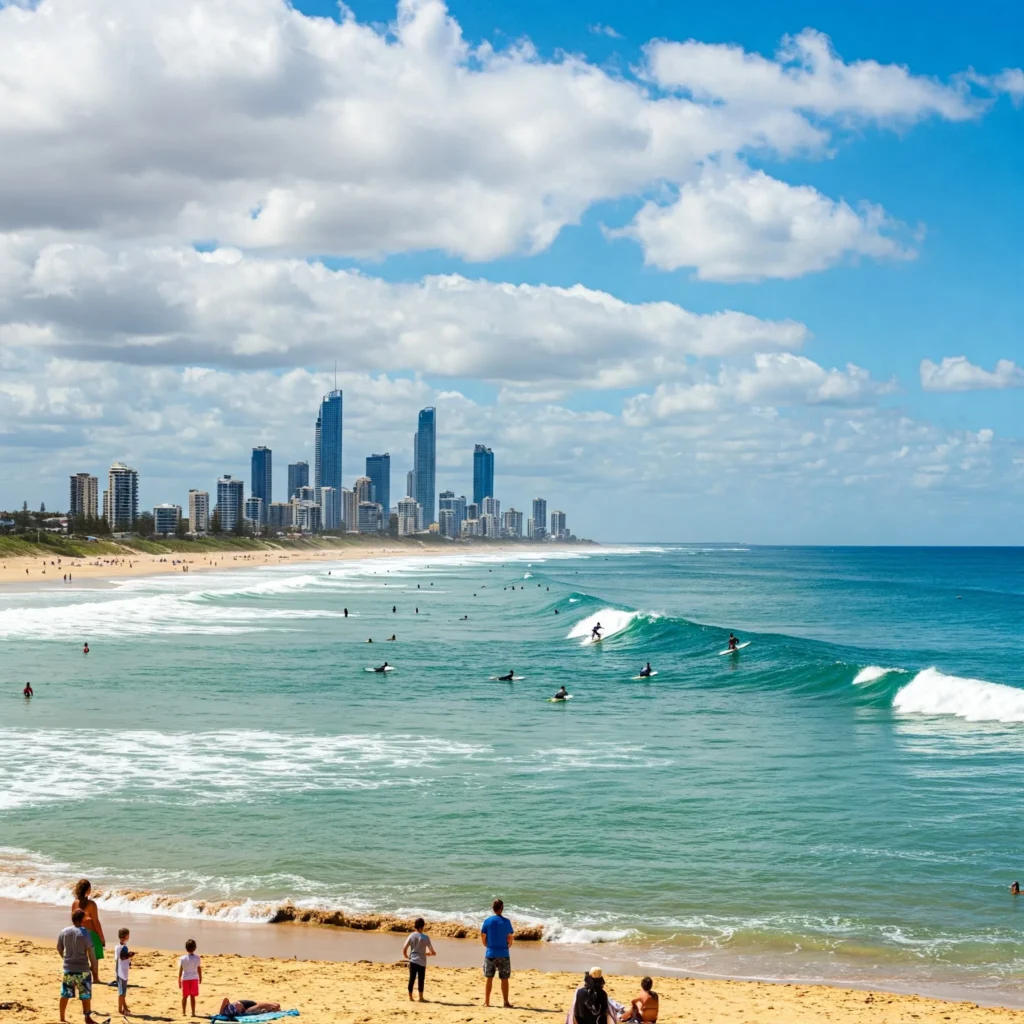 Gold-Coast-australiana-1024x1024 Conheça os Melhores Lugares para Surfar no Brasil e no Mundo